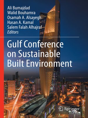 cover image of Gulf Conference on Sustainable Built Environment